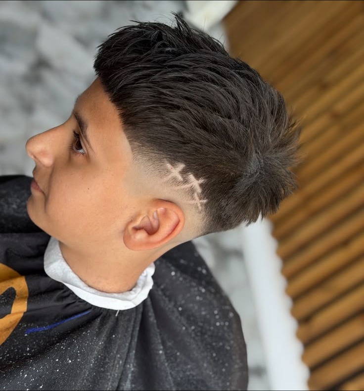 Crop · double X at ZK Barber's